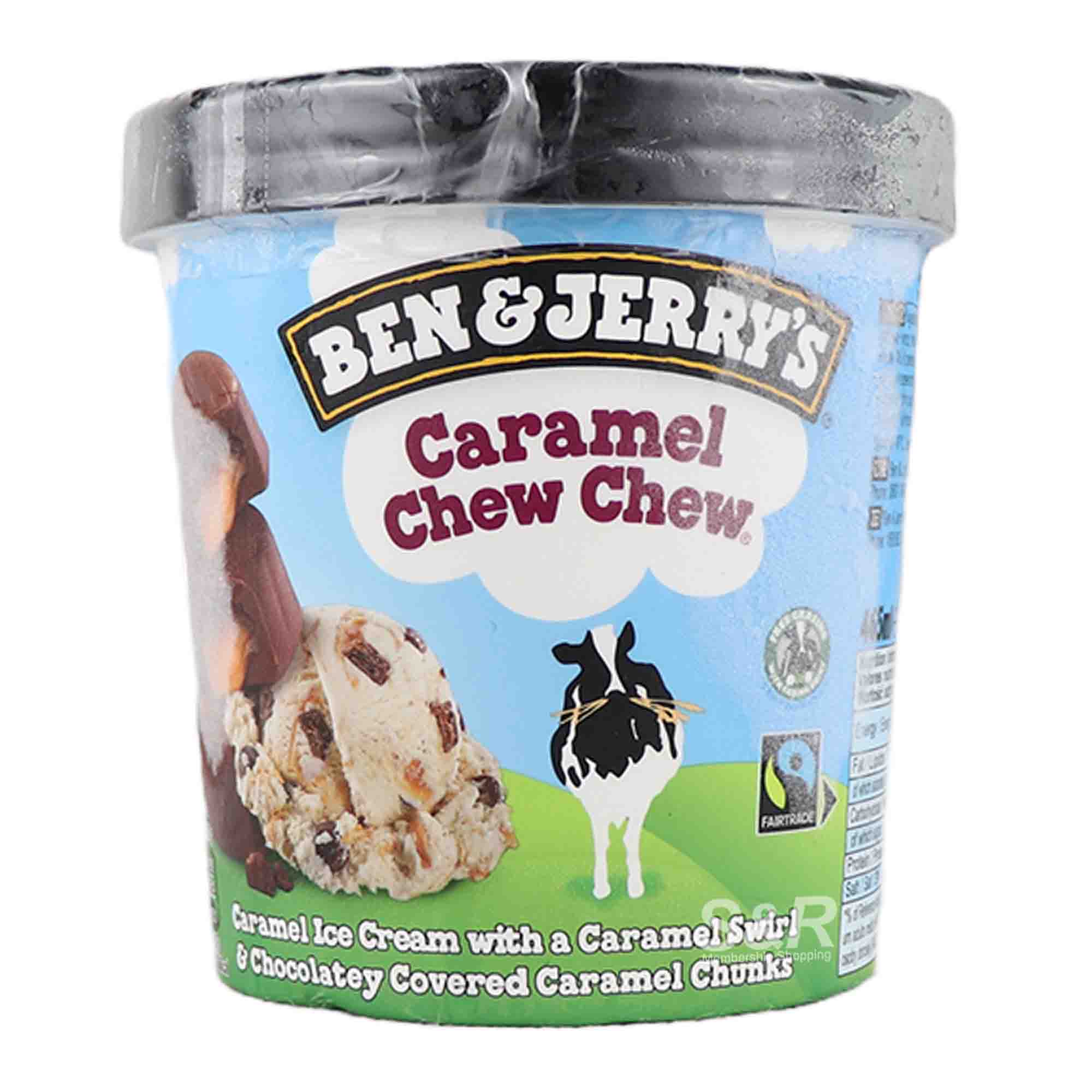 Ben & Jerry's Caramel Chew Chew Ice Cream 465mL